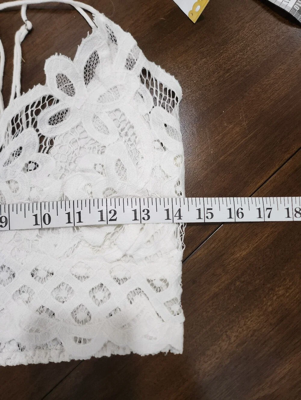 Free People Adella Bralette In White